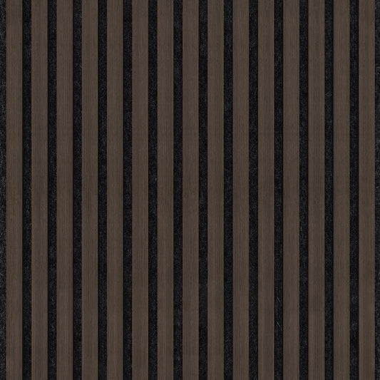 Wooden Slat Acoustic Panel Choco Brown 2900mm x 600mm