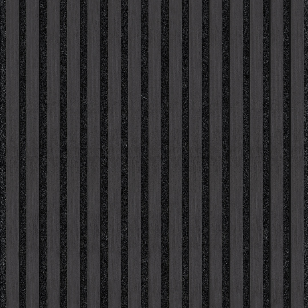 Wooden Slat Acoustic Panel Black Oak 2400mm x 600mm