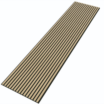 Wooden Slat Acoustic Panel Natural Oak 2400mm x 600mm