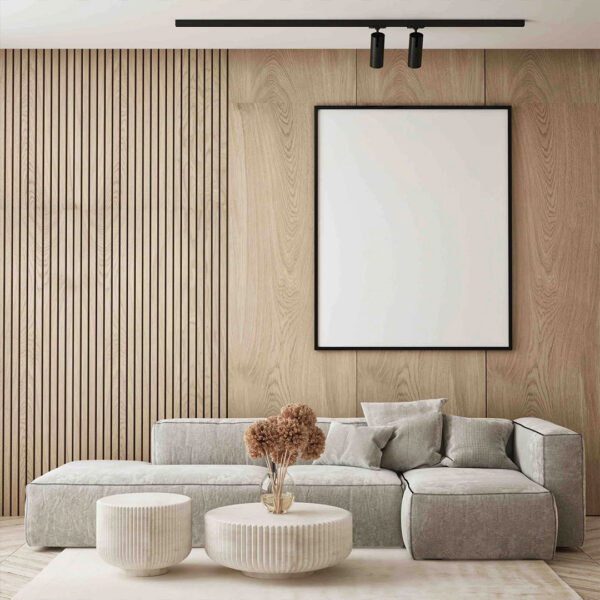 Wooden Slat Acoustic Panel Natural Oak 2900mm x 600mm