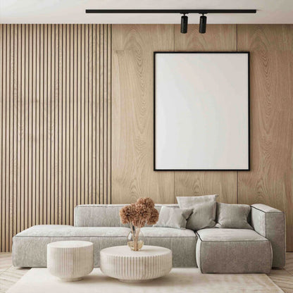 Wooden Slat Acoustic Panel Natural Oak 2900mm x 600mm