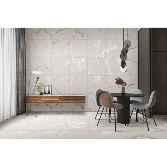 AT 60x60 Gold Matt Carving