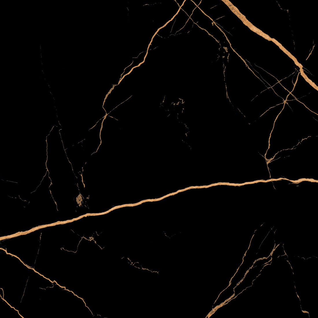 A Black 60x60 Gold Matt