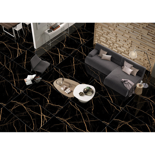 A Black 60x120 Gold Polished