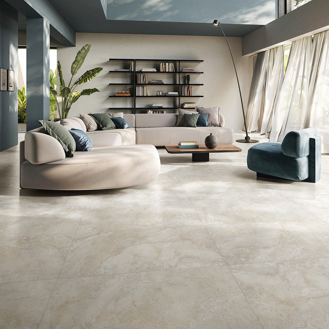 Stone 60.5x60.5 Beige Matt Porcelain