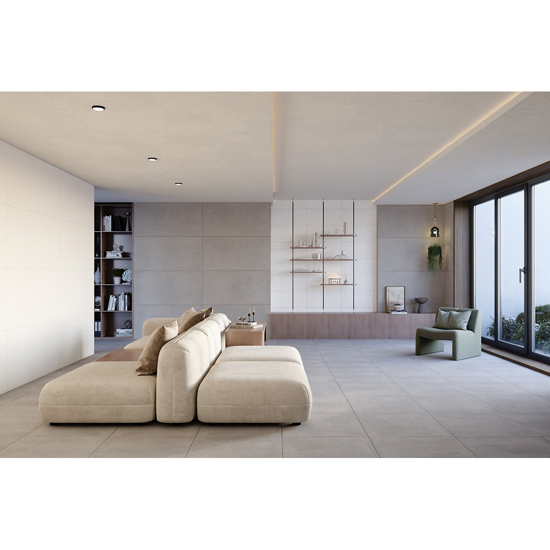 Everest 60x60 Grey Matt R10