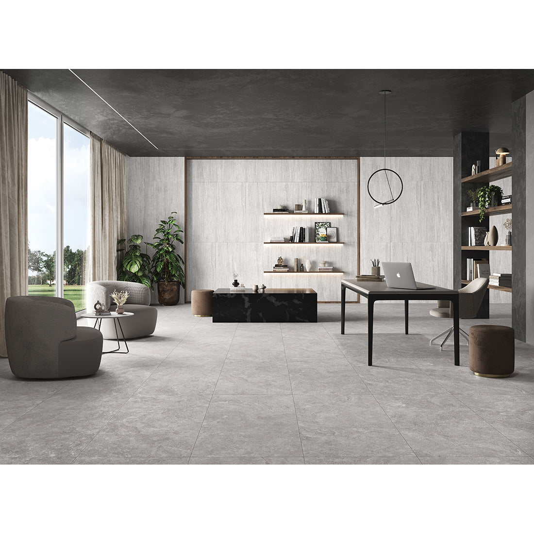 Mystical 60x60 Gris Matt Cross Cut R10