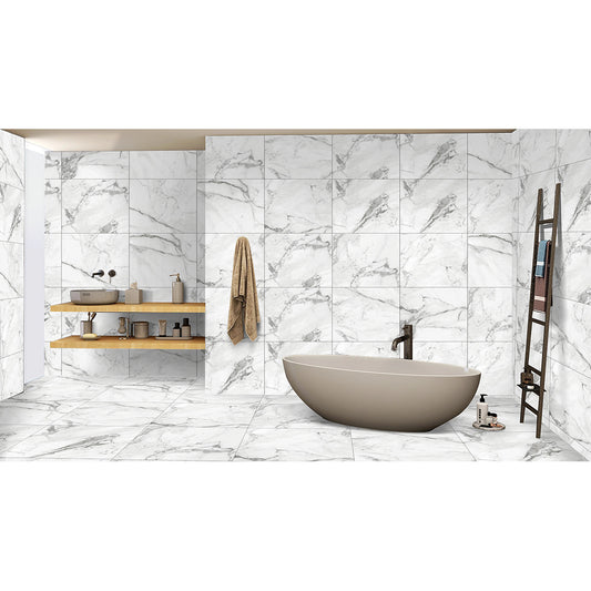 N 60x60 Grey Matt Carving