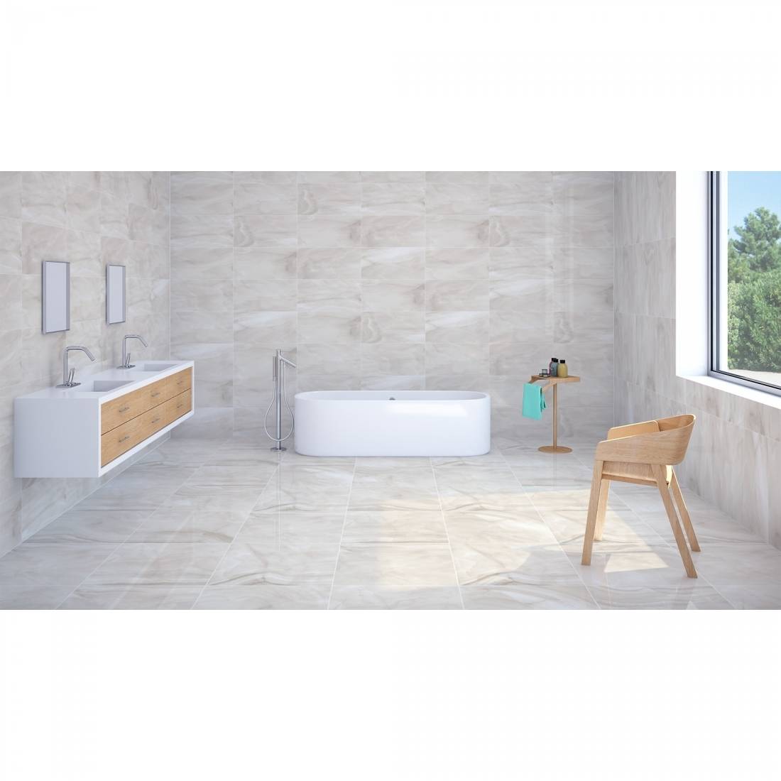 Onyx 30x60 Gris Polished