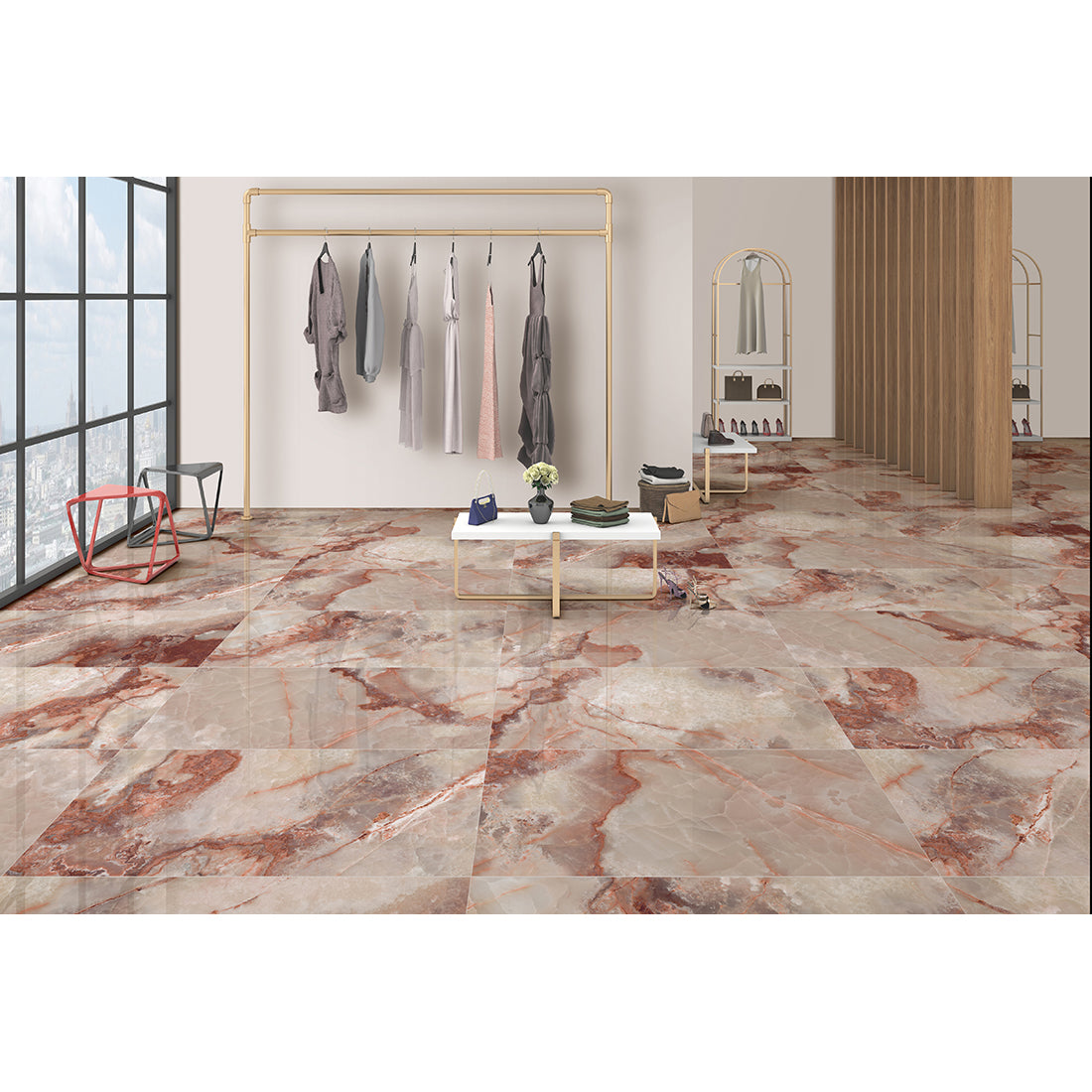 Onyx 60x120 Ruby Polished
