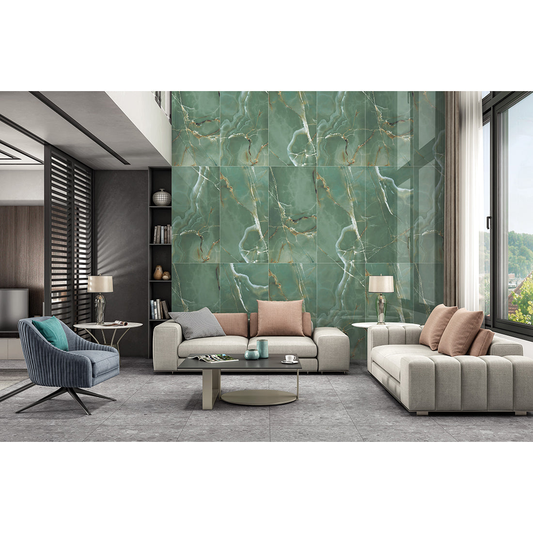 Onyx 60x120 Verde Polished