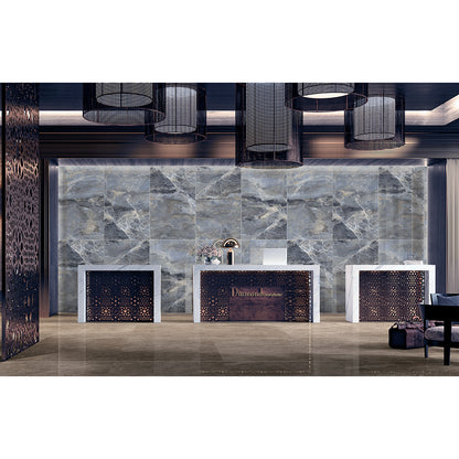 QN 60x120 Gris Matt Carving Porcelain